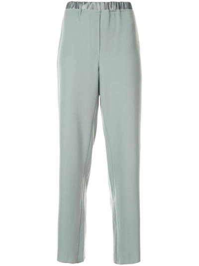 Armani Emporio Klassische Weite Leg Hose Damen Grün | X7BT4AZ1