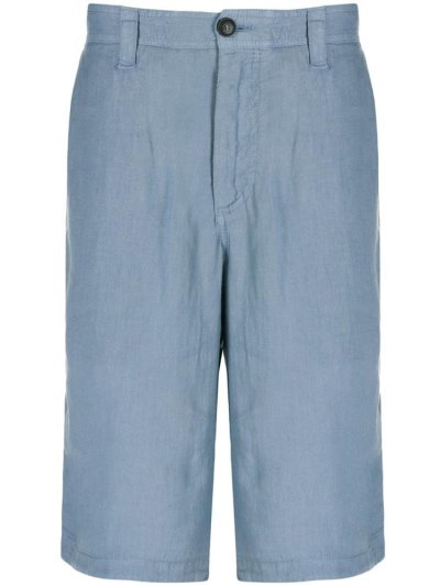 Armani Emporio Knee Length Bermuda Shorts Kurze Hose Herren Blau | UVKZGIQC