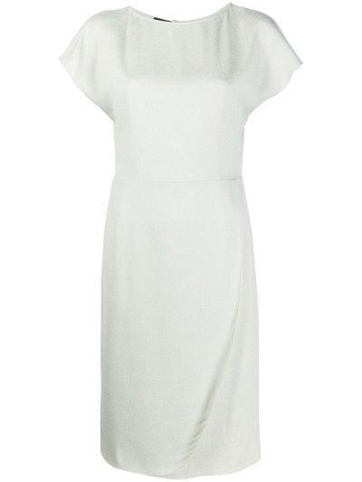 Armani Emporio Kurzes Sleeve Day Kleider Damen Grün | 5NHCM8H7