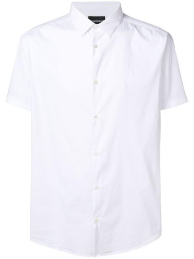 Armani Emporio Kurzes Sleeve Hemd Herren Weiß | RA33G82D