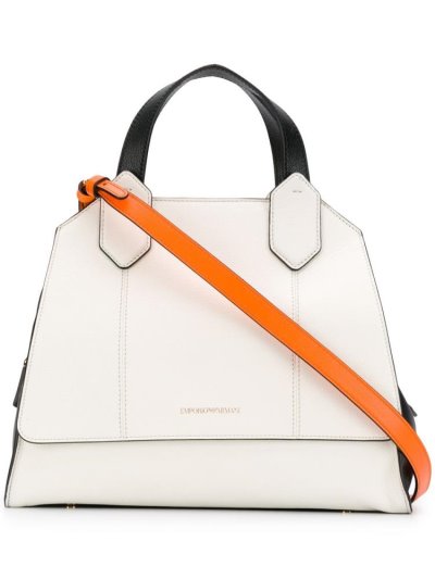 Armani Emporio Large Tragetaschen Damen Weiß | 2ZHECWVD