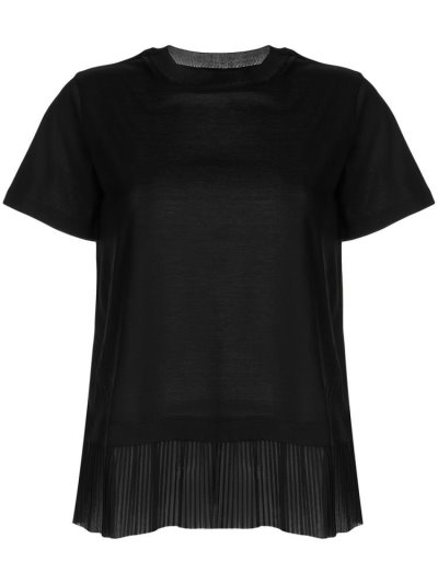 Armani Emporio Layered Pleated Bomberjacke Damen Schwarz | 2TJ74FYO