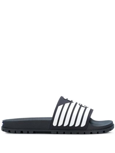 Armani Emporio Logo Badelatschen Herren Blau | MJNKUUR2