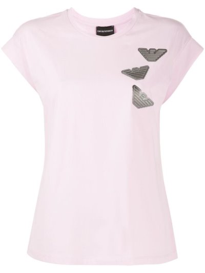 Armani Emporio Logo Bomberjacke Damen Rosa | T2EVWLKH
