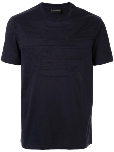 Armani Emporio Logo Bomberjacke Herren Blau | H0POVNGY
