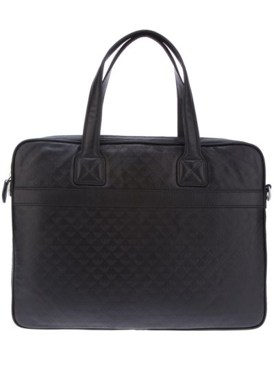 Armani Emporio Logo Embossed Laptop Bags Tasche Herren Schwarz | XRX1RVGY