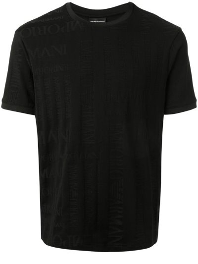 Armani Emporio Logo Print Bomberjacke Herren Schwarz | UNXXOPOU