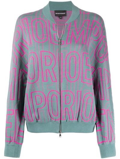 Armani Emporio Logo Printed Badehose Damen Grün Rosa | 3XM9PL4A