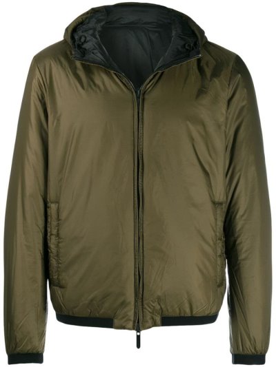 Armani Emporio Logo Printed Laufschuhe Jacke Herren Grün | CXPCNYGY