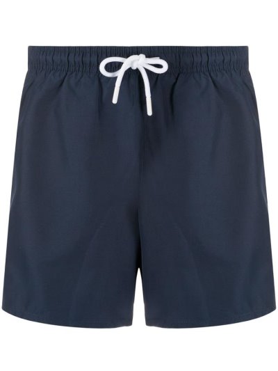 Armani Emporio Logo Swim Shorts Herren Blau | JXN7QCHV
