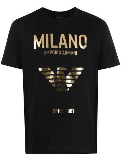Armani Emporio Metallic Logo Print Bomberjacke Herren Schwarz | 5OTHFV3T