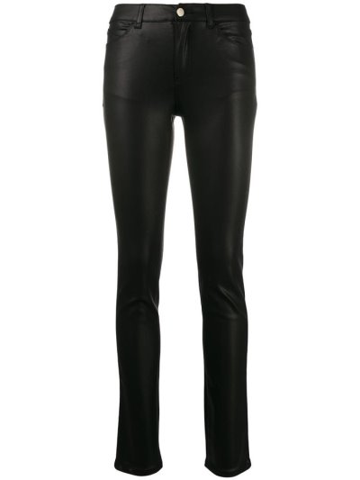 Armani Emporio Mid Rise Skinny Jeans Damen Schwarz | DWUZ78SF