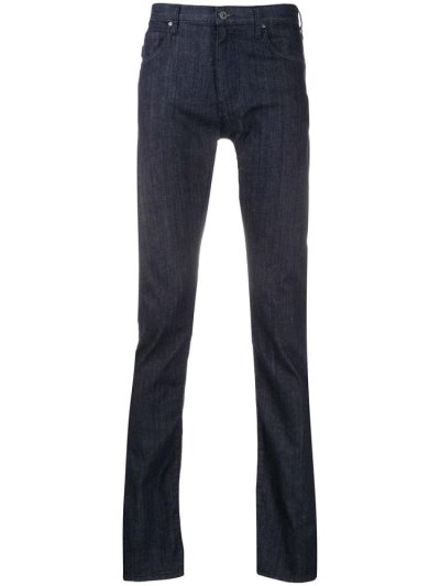 Armani Emporio Mid Rise Skinny Jeans Herren Blau | YEW2MWS7