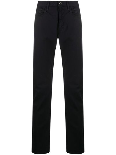 Armani Emporio Mid Rise Slim Fit Jeans Herren Blau | T8BOXKFS