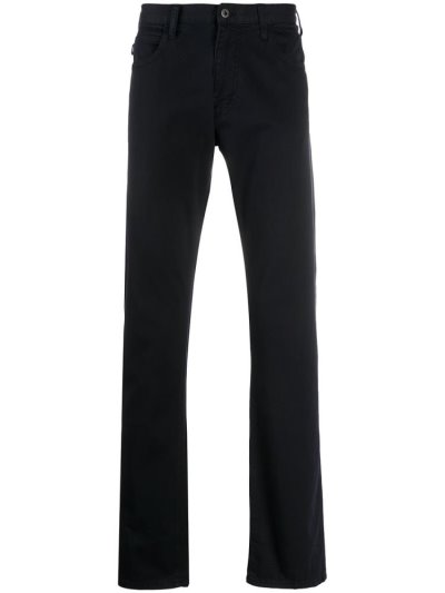 Armani Emporio Mid Rise Straight Leg Jeans Herren Blau | T2XNJAMM