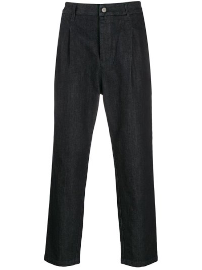 Armani Emporio Mid Rise Straight Leg Jeans Herren Blau | WGX101R2
