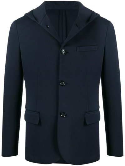Armani Emporio Mit Kapuze Blazer Herren Blau | NUJ5TS1G