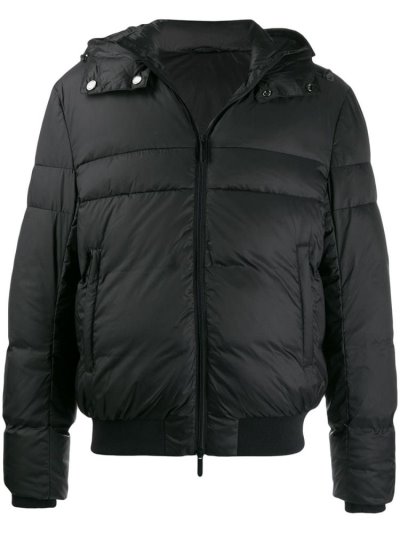 Armani Emporio Mit Kapuze Padded Jacket Jacke Herren Schwarz | L5XLSMOE