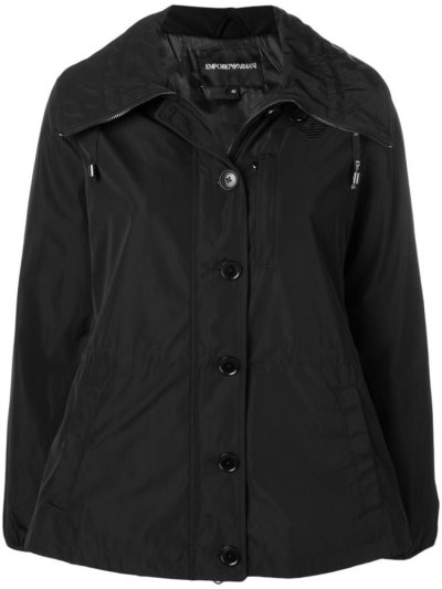 Armani Emporio Mit Kapuze Zip Up Jacke Damen Schwarz | LQ6ALYRZ