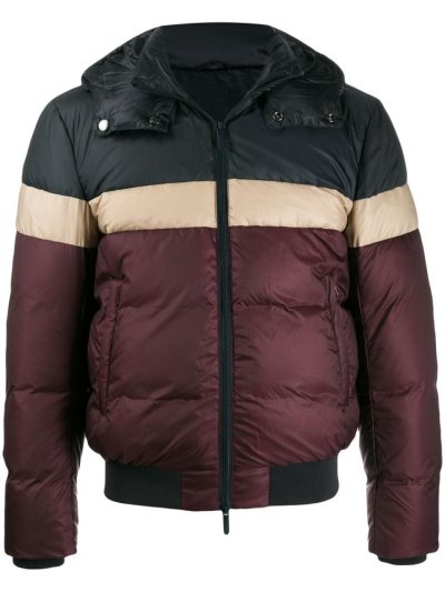 Armani Emporio Padded Mit Kapuze Jacke Herren Schwarz | VB0FYZDI
