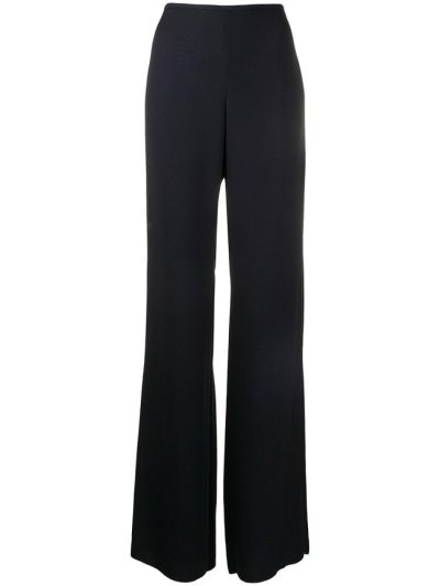 Armani Emporio Plain Flared Hose Damen Blau | SUUOKAXN