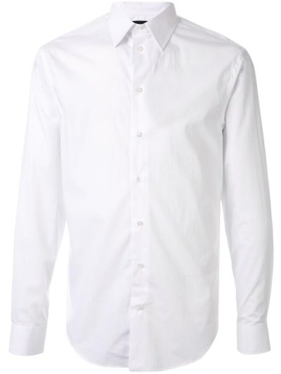 Armani Emporio Plain Hemd Herren Weiß | HAGPYE9U