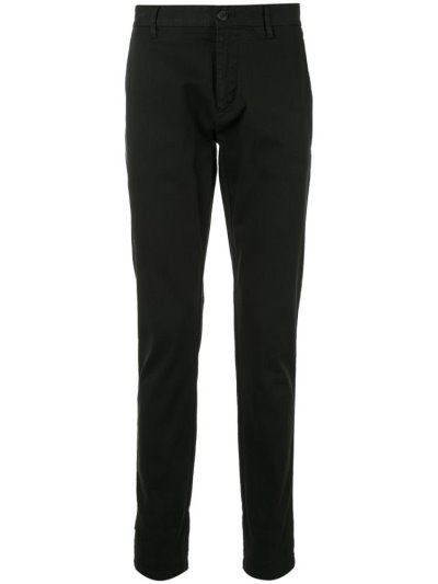 Armani Emporio Plain Klassische Chinos Herren Schwarz | U765MOC7