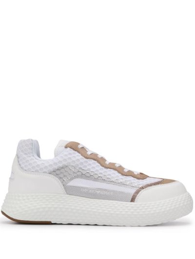 Armani Emporio Plattform Low Top Sneakers Herren Weiß | DO8CUBHM