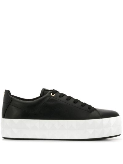 Armani Emporio Plattform Sneakers Damen Schwarz | 4JDH7KNH