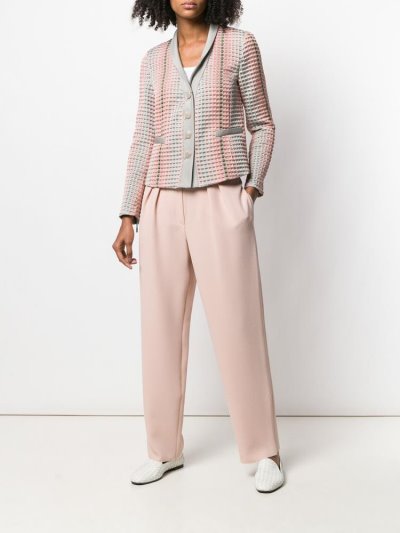 Armani Emporio Pleated Detail Hose Damen Rosa | 7MV4V8LH