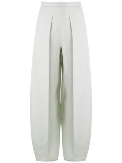 Armani Emporio Pleated Weite Leg Hose Damen Grau | 71GB99LP