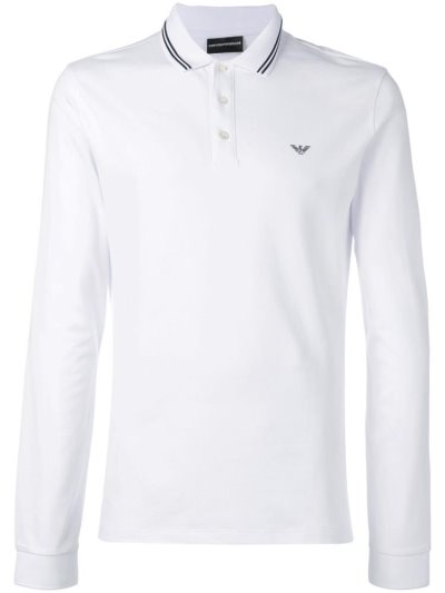 Armani Emporio Polo Sweatshirts Herren Weiß | 5F5TF7V8