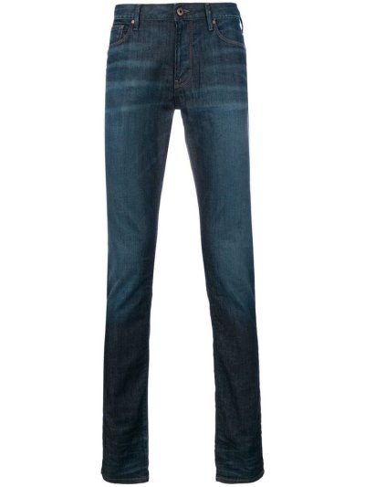 Armani Emporio Regular Fit Jeans Herren Blau | 8EE9XR85