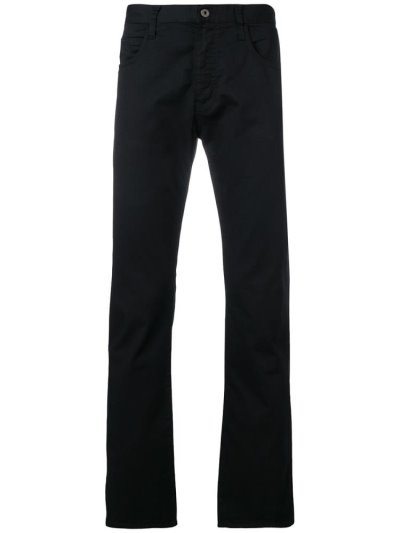 Armani Emporio Regular Slim Chinos Herren Schwarz | EREXBF7Y