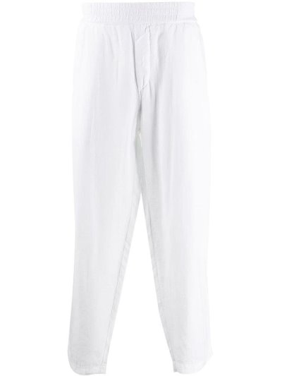 Armani Emporio Relaxed Straight Leg Hose Herren Weiß | FVUU1CW6