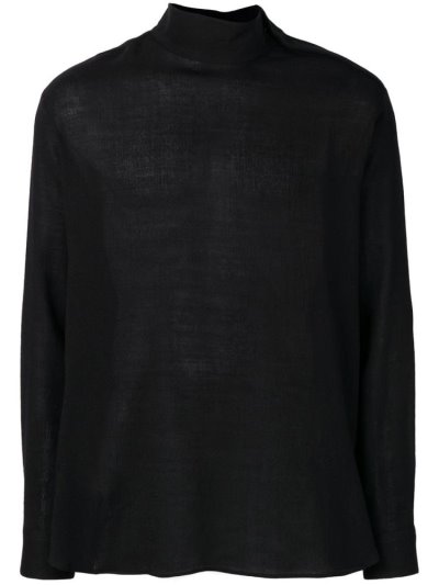 Armani Emporio Roll Neck Jumper Herren Schwarz | RBHKUMU2