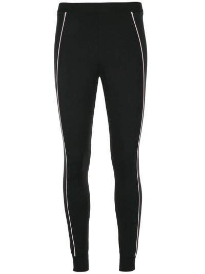 Armani Emporio Side Band Leggings Damen Schwarz | J9O6S82N