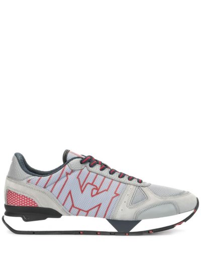 Armani Emporio Side Logo Sneakers Herren Grau | MUNJUQ66