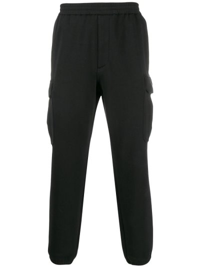 Armani Emporio Side Logo Track Hose Herren Schwarz | 9WMRNKHY