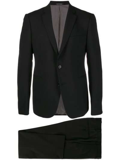 Armani Emporio Single Breasted Anzüge Herren Schwarz | 4AV2K7TW