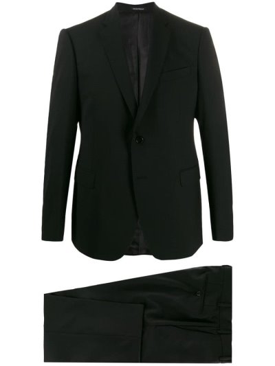 Armani Emporio Single Breasted Anzüge Herren Schwarz | F6BJTU8T