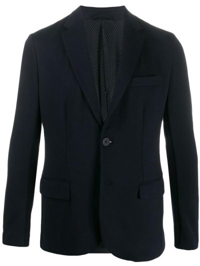Armani Emporio Single Breasted Fitted Blazer Herren Blau | BBFB1VLN