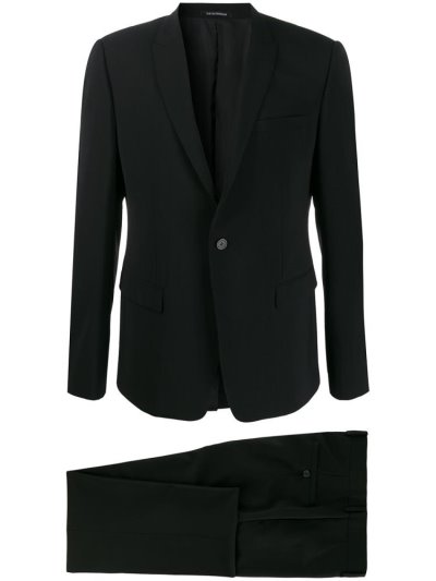 Armani Emporio Single Breasted Two Piece Formal Anzüge Herren Schwarz | F0QN2CKT