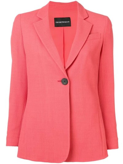 Armani Emporio Single Button Blazer Damen Rosa | BT352U13