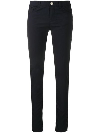 Armani Emporio Skinny Hose Damen Blau | 8FD6E461