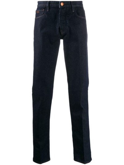 Armani Emporio Slim 5 Jeans Herren Blau | 6PGEWU16