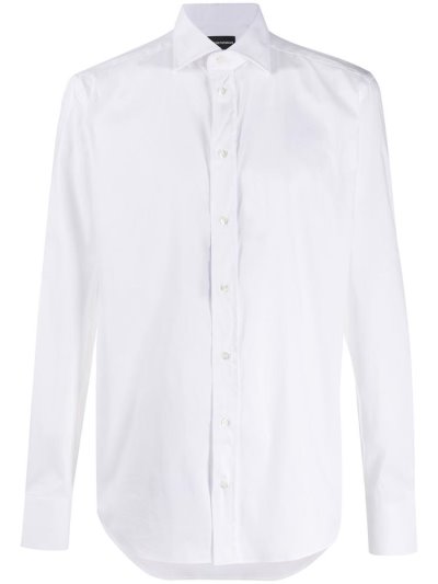 Armani Emporio Slim Fit Hemd Herren Weiß | 72HH8AMK
