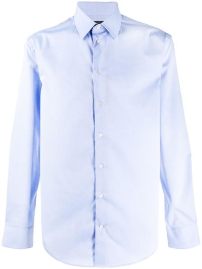 Armani Emporio Slim Fit Hemd Herren Blau | K11LDJFL