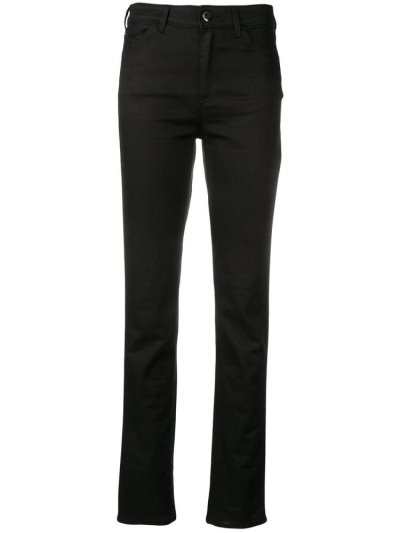 Armani Emporio Slim Fit Hose Damen Schwarz | W3VHWS7I