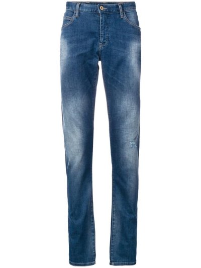 Armani Emporio Slim Fit Hose Herren Blau | 31FUM8KN